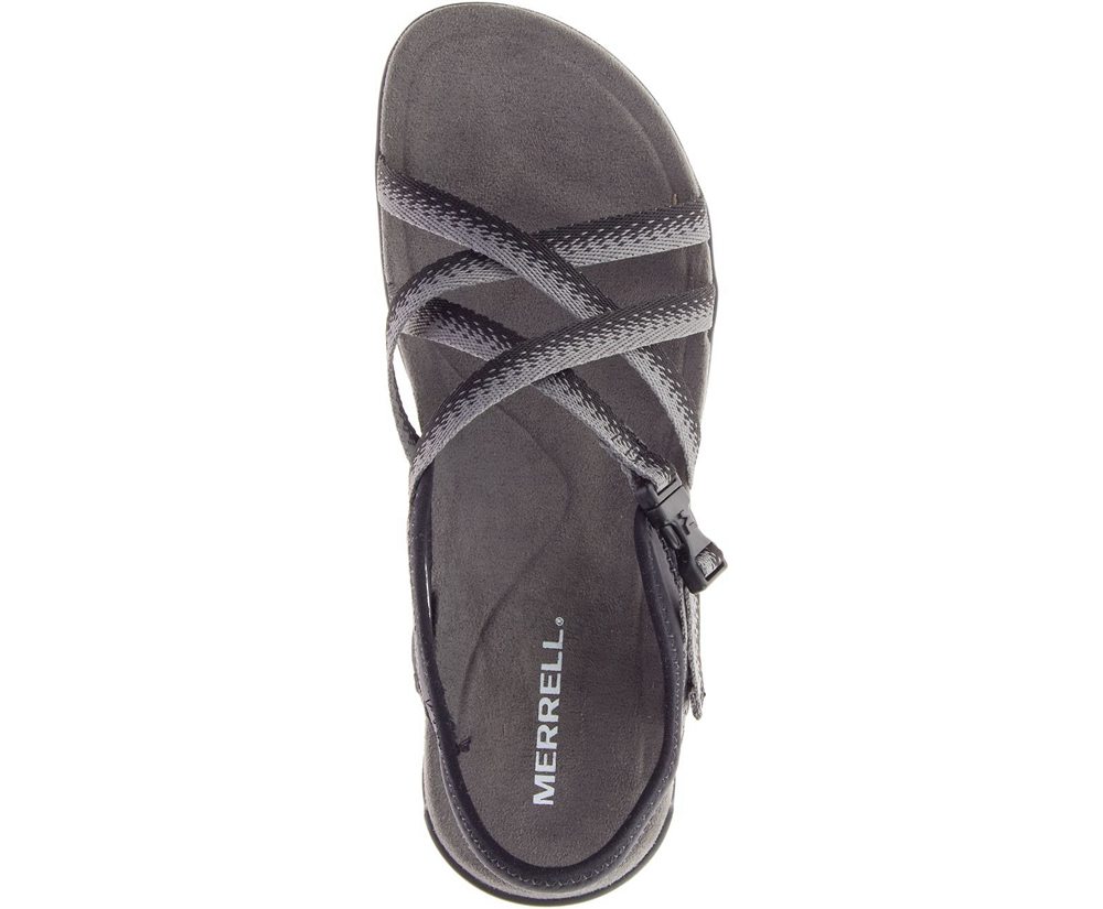 Sandalias Mujer - Merrell District Muri Lattice - Negras/Gris - UYIG-54928